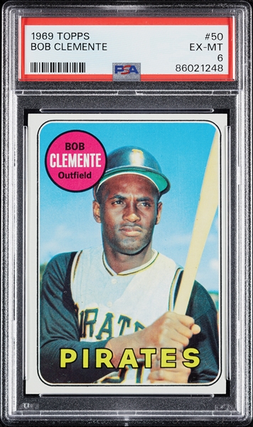 1969 Topps Roberto Clemente No. 50 PSA 6