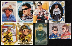 Signed Motorsports Cards Group with Richard Petty, Jimmie Johnson, Stewart, Newman (180)