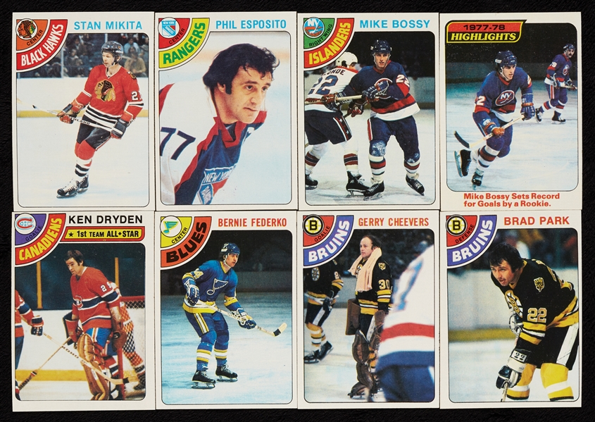 1978 Topps Hockey High-Grade Complete Set (264)