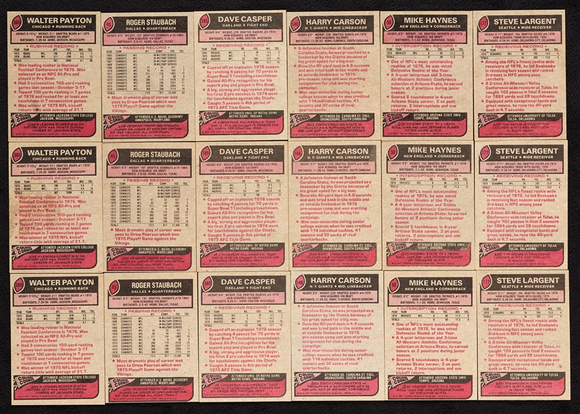 1977 Topps Football High-Grade Complete Sets (3)