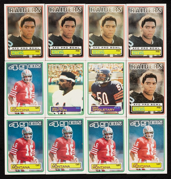 1983 Topps Football High-Grade Complete Sets (5)