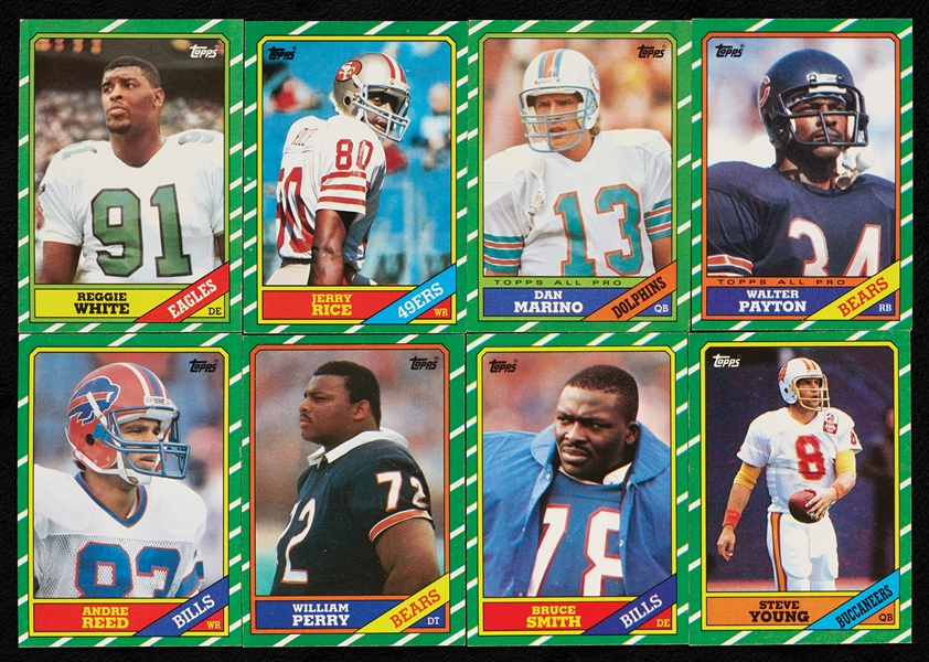 1986 Topps Football High-Grade Complete Set (396)