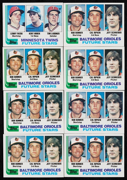 1982 Topps Baseball High-Grade Complete Sets, Ripken PSA 9 (8)