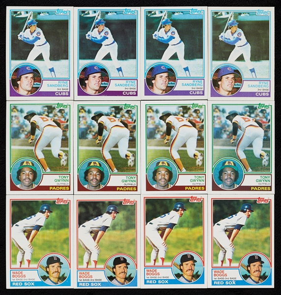 1983 Topps Baseball High-Grade Complete Sets (7)