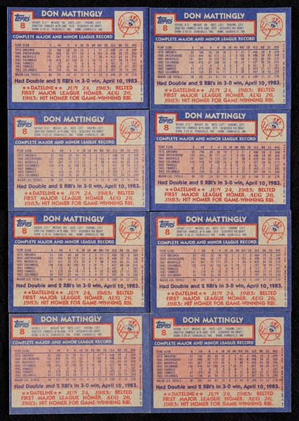 1984 Topps Baseball High-Grade Complete Sets (9)