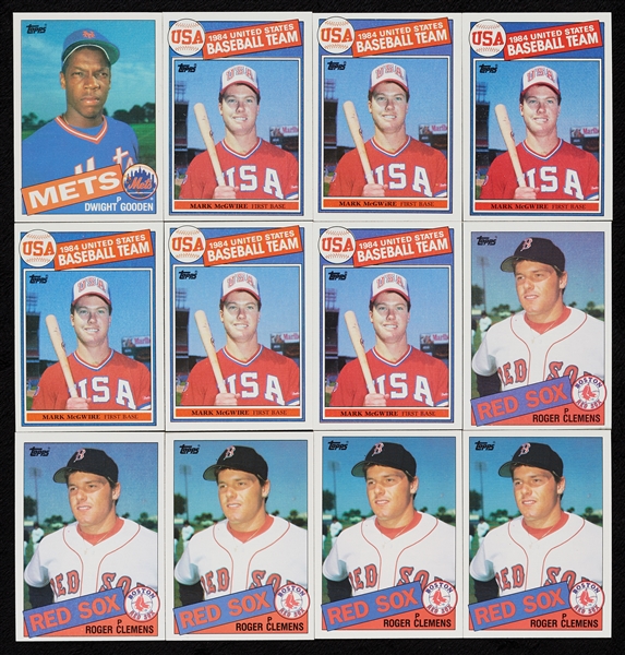 1985 Topps Baseball High-Grade Complete Sets (10)