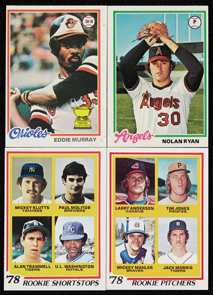 1977, 1978 and 1979 Topps Baseball Complete Sets (3)