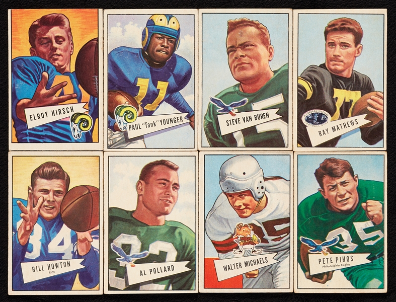 1950 and 1952 Bowman Football Group With HOFers, Rookies (71)