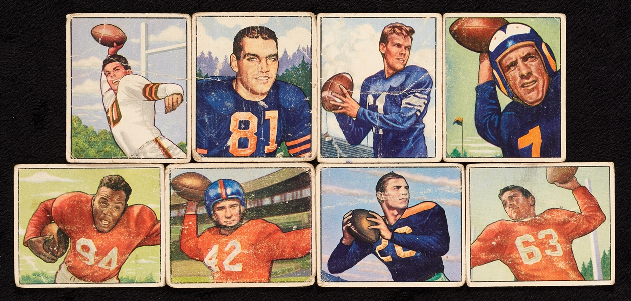 1950 and 1952 Bowman Football Group With HOFers, Rookies (71)