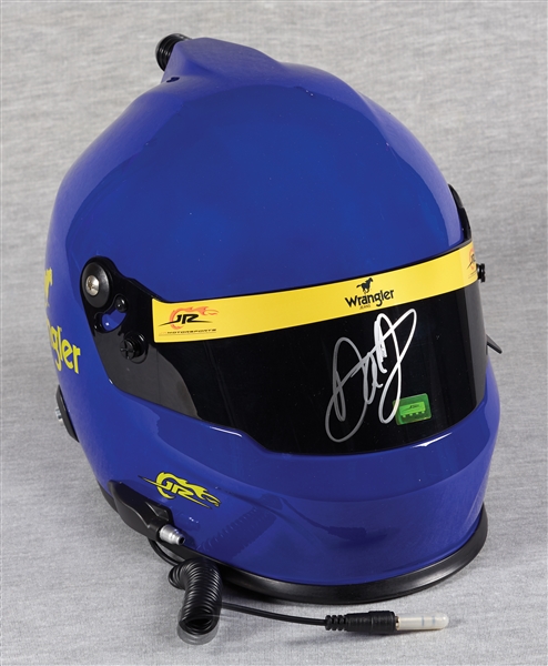 Dale Earnhardt Jr. Signed Racing Helmet (Earnhardt Jr. Hologram) (BAS)