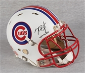 Kris Bryant Signed Chicago Cubs Full-Size Football Helmet Inscribed "2015 NL ROY" (4/17) (Fanatics)