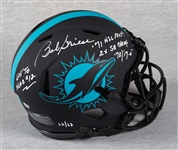 Bob Griese Signed Dolphins Eclipse Full-Size Helmet with Multiple Inscriptions (12/12) (Fanatics)