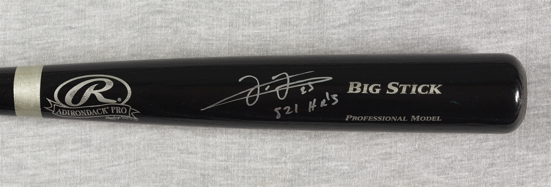 Frank Thomas Signed Rawlings Bat Inscribed 521 HRs (BAS)