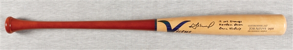 Jose Altuve Signed Game-Model Victus Bat with Multiple Inscriptions (24/24) (MLB) (Fanatics)