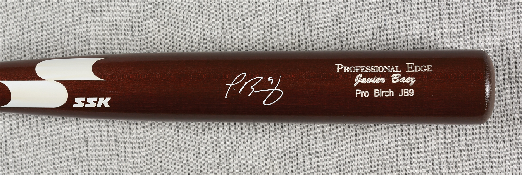 Javier Baez Signed Game-Model SSK Bat (MLB) (Fanatics)