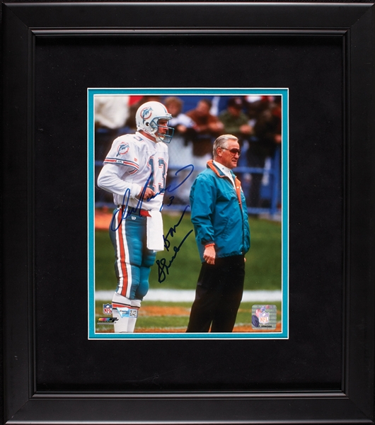 Dan Marino & Don Shula Signed 8x10 Framed Photo (Fanatics)