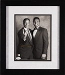 Ernie Banks & Frank White Signed 8x10 Framed Photo (JSA)