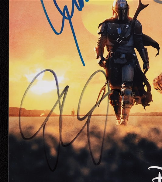 Multi-Signed Star Wars: The Mandalorian 11x17 Photo (BAS)