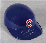 Ernie Banks Signed Cubs Replica Batting Helmet (BAS)