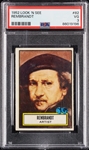 1952 Topps Look N See Rembrandt No. 82 PSA 3