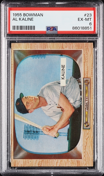 1955 Bowman Al Kaline No. 23 PSA 6