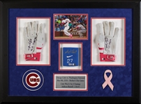 Addison Russell 2016 Mothers Day Game-Used & Signed Batting Gloves and Wristband (MLB) (Fanatics)