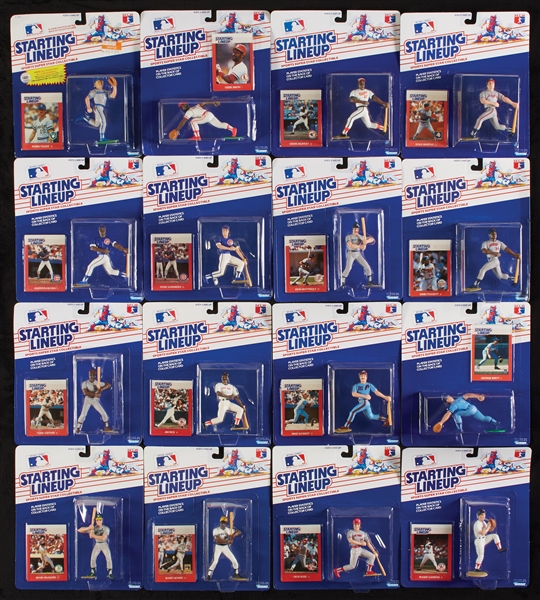 Massive Group of 1988 Kenner Starting Lineup Pristine Figures in the Package (377)