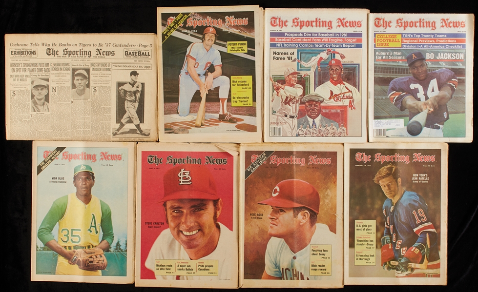 1970-88 Gargantuan Group of Sporting News (1,400)