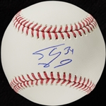 Shaquille ONeal Single-Signed OML Baseball (Schwartz Sports) (BAS)