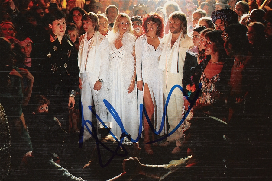 ABBA Signed Mamma Mia Book & Super Trouper Album (2)