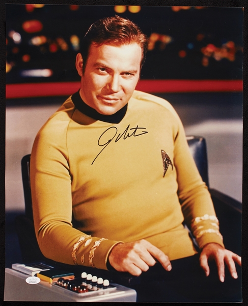 William Shatner Signed 16x20 Photo (JSA)