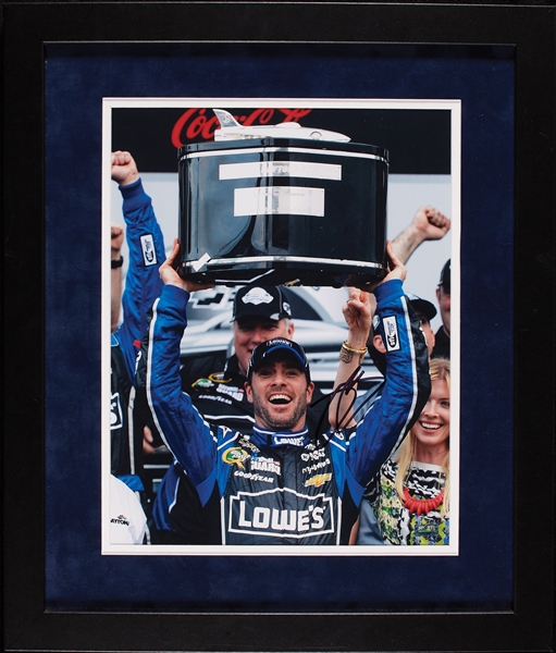 Jimmie Johnson Signed 11x14 Daytona 500 Champion Framed Photo