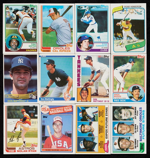 1980-85 Topps, Fleer and Donruss Gigantic Hoard of Sets and Extras (12,000)