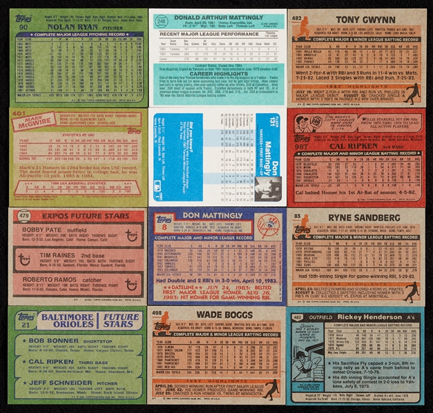 1980-85 Topps, Fleer and Donruss Gigantic Hoard of Sets and Extras (12,000)