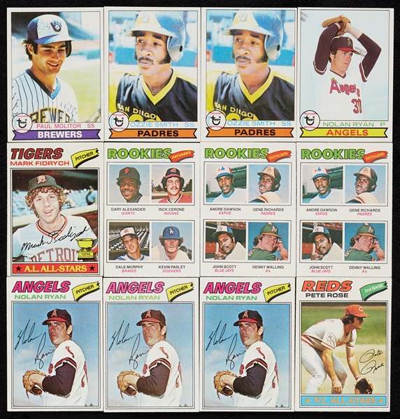 1977-79 Topps Baseball High-Grade Sets with 2,400 Duplicates, PSA 6 Ozzie RC (4,570)