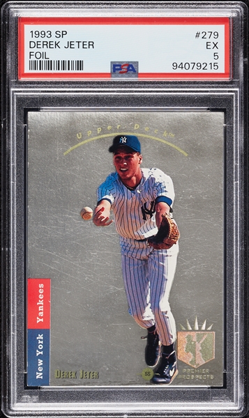 1993 SP Derek Jeter RC No. 279 PSA 5