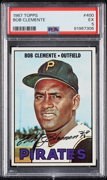 1967 Topps Roberto Clemente No. 400 PSA 5