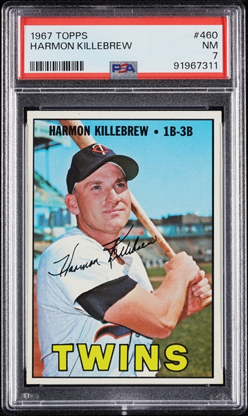 1967 Topps Harmon Killebrew No. 460 PSA 7