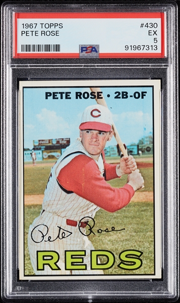 1967 Topps Pete Rose No. 430 PSA 5