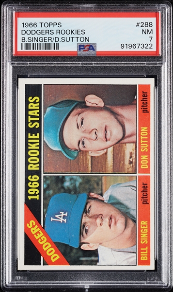 1966 Topps Don Sutton RC No. 288 PSA 7