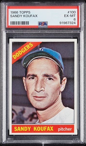 1966 Topps Sandy Koufax No. 100 PSA 6