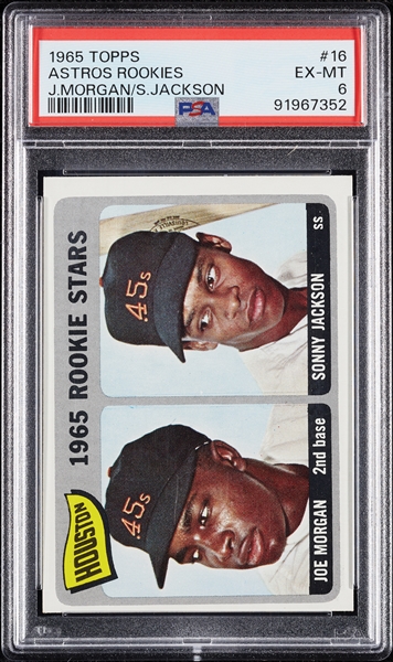 1965 Topps Joe Morgan RC No. 16 PSA 6