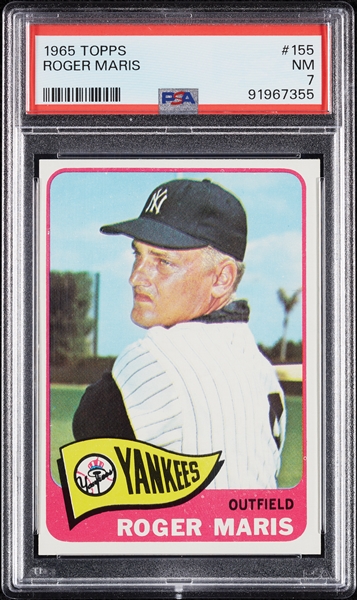 1965 Topps Roger Maris No. 155 PSA 7