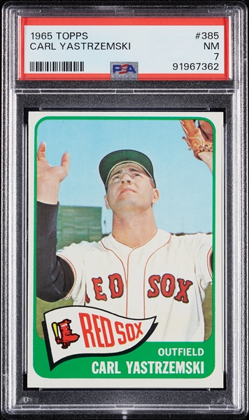 1965 Topps Carl Yastrzemski No. 385 PSA 7