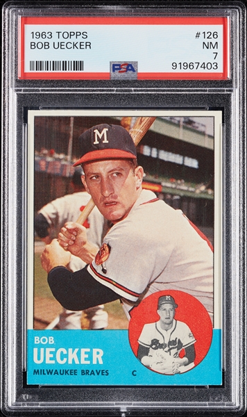 1963 Topps Bob Uecker No. 126 PSA 7