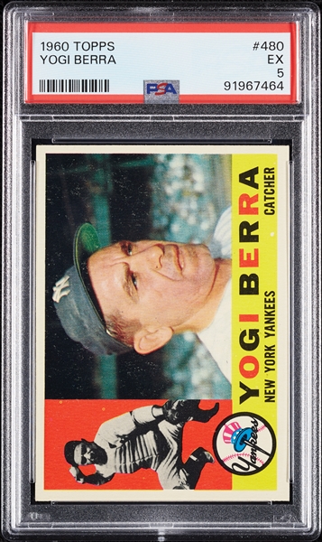 1960 Topps Yogi Berra No. 480 PSA 5