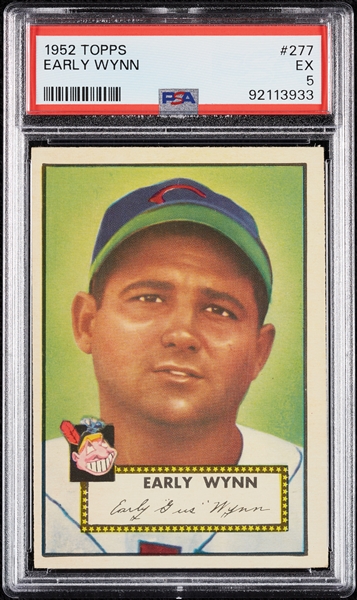 1952 Topps Early Wynn No. 277 PSA 5