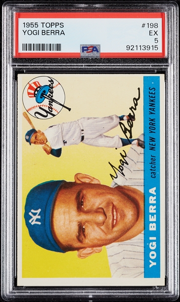 1955 Topps Yogi Berra No. 198 PSA 5