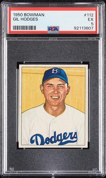 1950 Bowman Gil Hodges No. 112 PSA 5