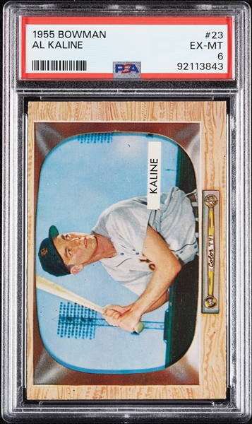 1955 Bowman Al Kaline No. 23 PSA 6